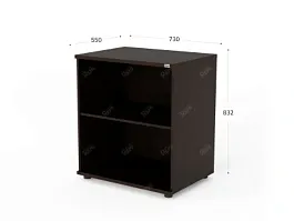 UNITY РШ-12Г ВЕНГЕ Стеллаж открытый Прямой 730х550х832 - Фото предпросмотра