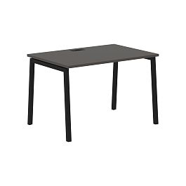 Стол прямой ELST 1180 Мокко/Черный 1160х800х750 EDIS - Фото предпросмотра