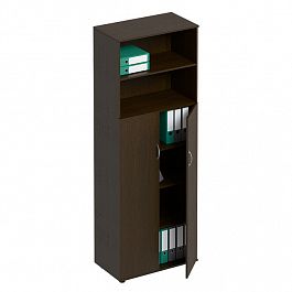 Шкаф для документов "Формула" ФР 378 венге темный - Фото предпросмотра