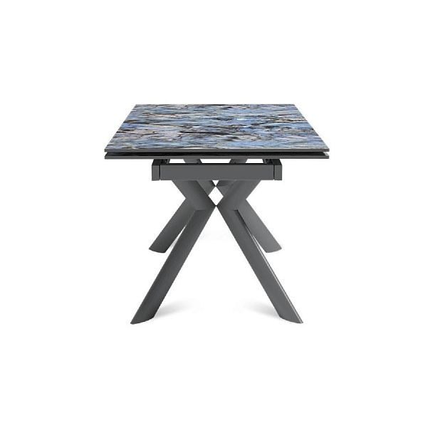 Стол раскладной Bridge (140+40+40), керамика глянцевая Lemurian Blue - Вид 3