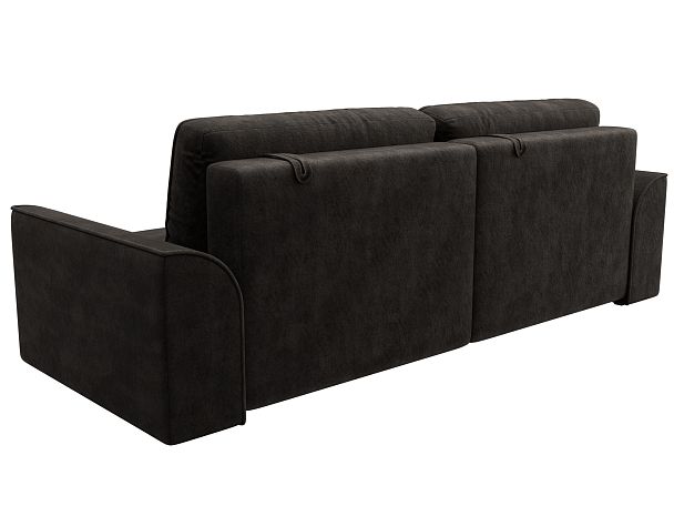 Диван прямой Лига-048 НПБ Велюр коричневый - Вид 5