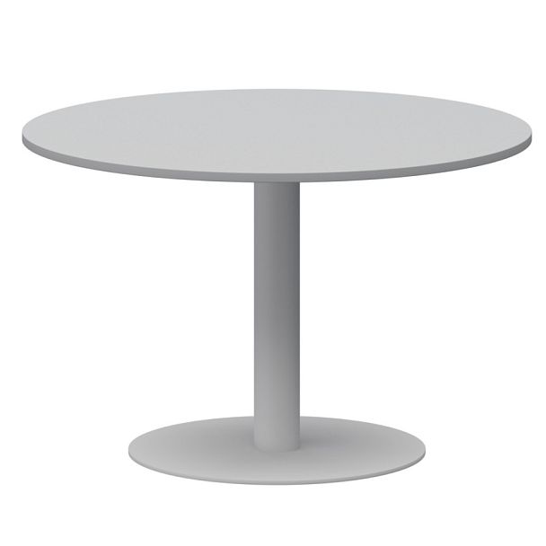 Стол круглый АМ-Д120 Серый/Белый 1200x1200x760 Арго-М - Вид 1