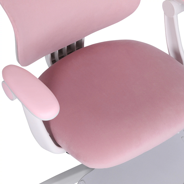 Кресло детское с подставкой для ног BRABIX "Sky MG-206", велюр, розовое, 533154 - Вид 13