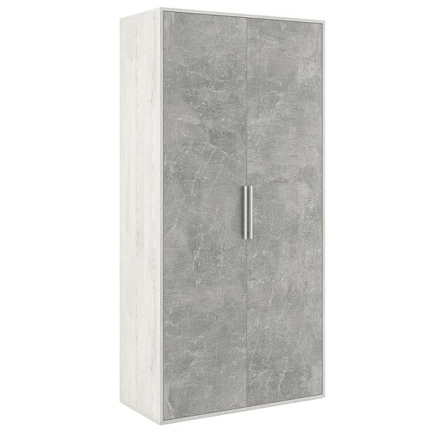 Гардероб B-tone 93,5x45x191,7 сосна бетон светлый - Вид 1