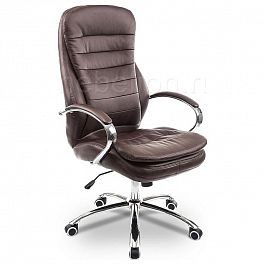 Кресло компьютерное Tomar, коричневое - Фото предпросмотра