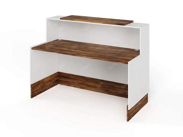 RTD083-160-SH ТАНДЕМ / TANDEM Стойка ресепшн 1-160 1600х700х1200 Таксония шоколадная - Вид 2