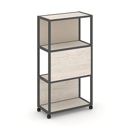 Shelf Mobile Стеллаж 4 уровня 1 секция VR.LT-STK-405.08 Денвер Светлый/Металл Антрацит/W-04 800*400*1523 - Фото предпросмотра