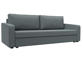 Диван прямой Лига-009 Рогожка серый - Фото предпросмотра