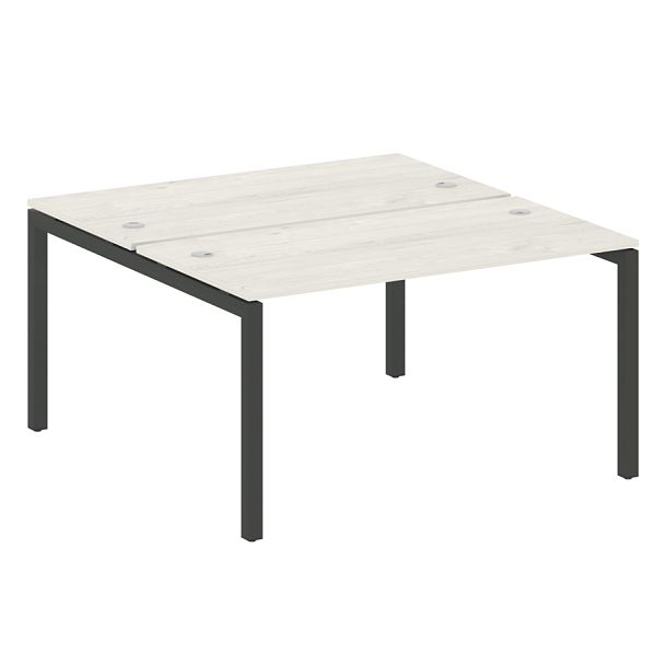 Metal System Quattro Р. ст. на П-образном м/к 50БП.РАС-СП-2.3 Дуб наварра/Антрацит металл 1400*1475*750 - Вид 1