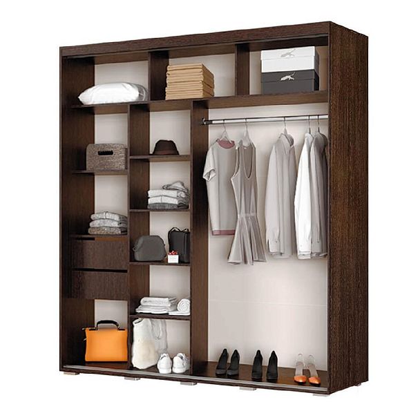 Шкаф-купе "Крафт-6" (1962х2176х591) венге - Вид 2