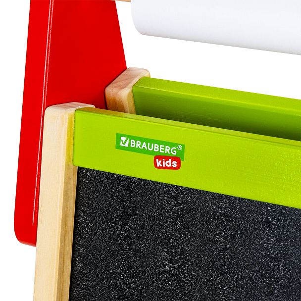 Мольберт растущий 3 в 1 для мела/магнитно-маркерный 48х43 см, BRAUBERG KIDS, 238151 - Вид 5