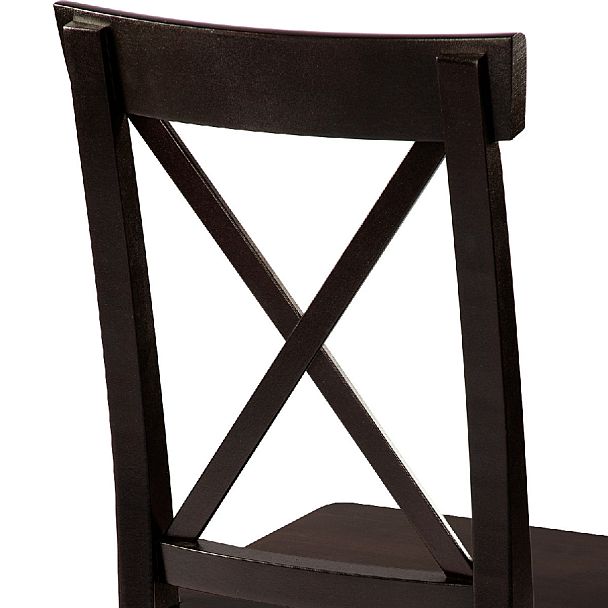 Комплект деревянных стульев с жестким сиденьем Бергольф Венге, 3 шт. - Вид 8