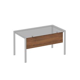 Экран стола защитный (ДСП) с кронштейнами для столов на МП2 140 Формула МП2 К. 813 французский орех / серый - Фото предпросмотра