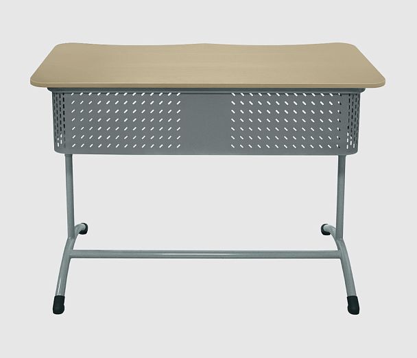 Стол ученический Мега 2М (Р), двухместный, регулируемый, с перфорированным экраном, гр.5-7 - Вид 5