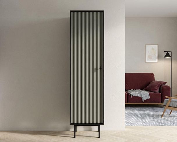 Шкаф c одной дверкой Emerson арт EM101/gray/L - Вид 4