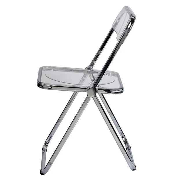 Стул складной прозрачный BRABIX "Glam CF-020", хромированный каркас, пластик, 533245 - Вид 7