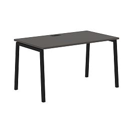 Стол прямой ELST 1380 Мокко/Черный 1360х800х750 EDIS - Фото предпросмотра