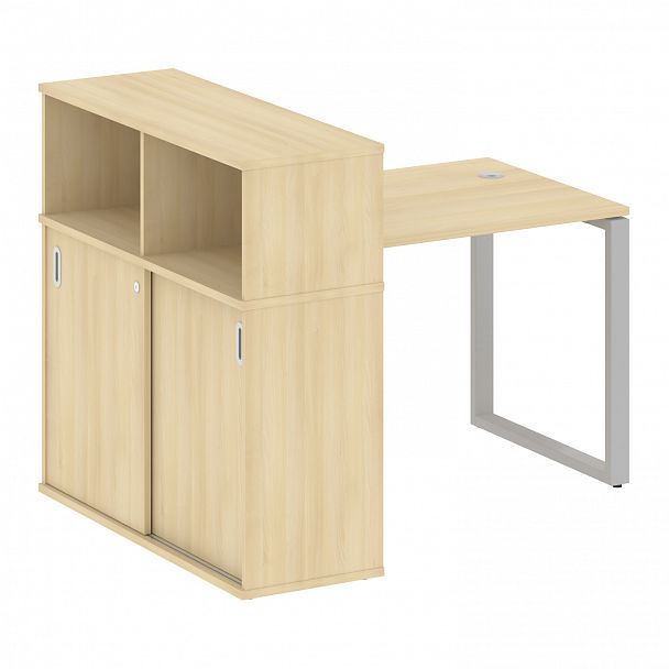 Рабочая станция "Metal System" БО.РС-СШК-3.1 акация/серый - Вид 1
