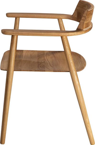 Кресло деревянное из массива дуба Сэн Дуб светлый - Вид 7