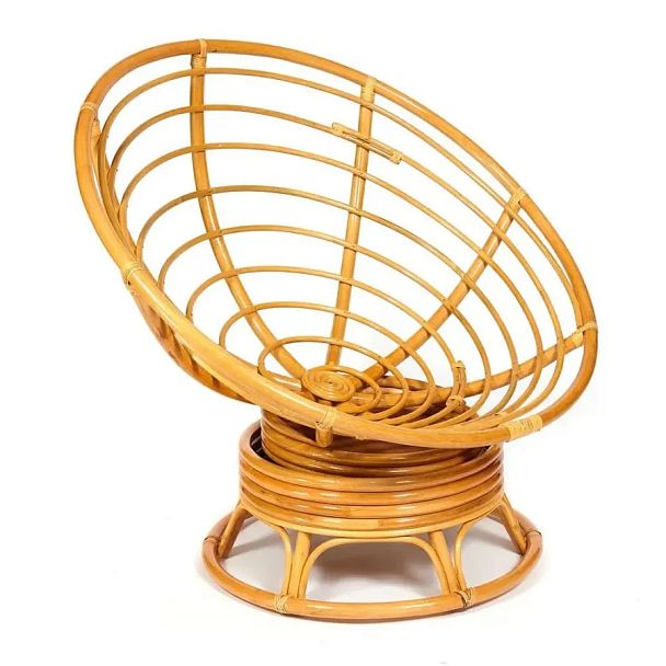 Кресло-качалка Папасан/Papasan (W 23/01 B) /с подушкой/Honey (мед) - Вид 9