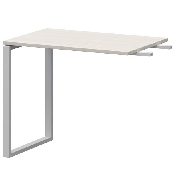 Бриф-приствка на металлокаркасе АМ.О-090.60 Ясень шимо/Белый 900x600x760 Арго-М - Вид 1