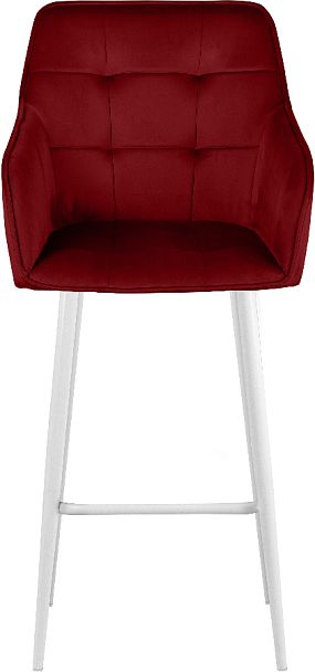 Комплект барных поворотных кресел Мони К, Confetti bordo/белый, 2 шт. - Вид 3