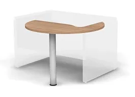 RAC017-10x9 ACCORD Сектор угловой правый (без опоры) 1000x900x750 Акация Шеффилд - Фото предпросмотра