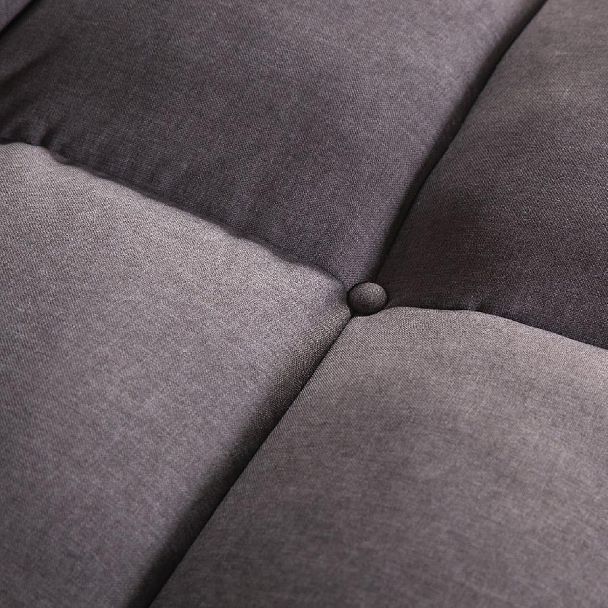 Диван-кровать трехместный Best, рогожка серый - Вид 17