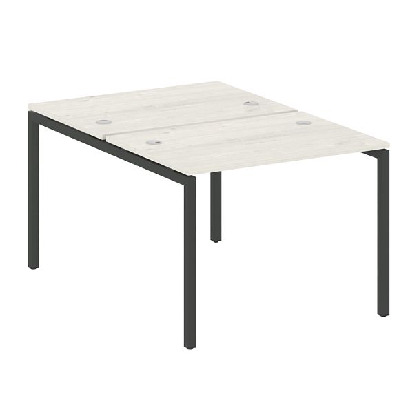 Metal System Quattro Р. ст. на П-образном м/к 40БП.РАС-СП-2.1 Дуб наварра/Антрацит металл 1000*1475*750 - Вид 1