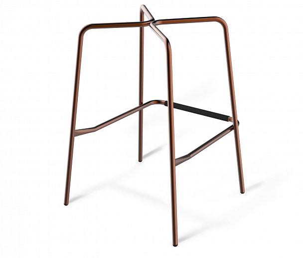 Стул барный Sheffilton SHT-ST35/S29P кофейный ликер/медный металлик - Вид 8