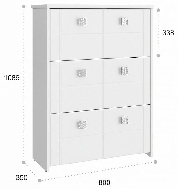 Тумба для обуви Изабель ИЗ-55К - Вид 3