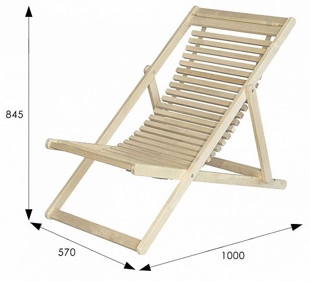 Шезлонг 22 - Вид 11