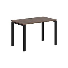 Стол прямой EUST 1167 Дуб Денвер тёмный/Черный 1160х670х750 EDIS - Фото предпросмотра