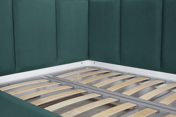 Кровать «Лайф с ящиками», 1200 бирюзовая - Вид 5