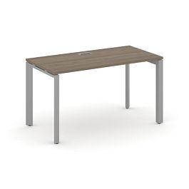 Стайл Проджект Некст / Style Project Next Стол письменный SN-59P.SP-023 Вяз Благородный/Металл Серый/Серебро Заглушка 1380*800*750 - Фото предпросмотра