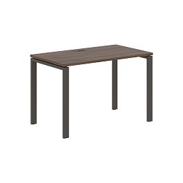 Стол прямой EUST 1167 Дуб Денвер тёмный/Мокко 1160х670х750 EDIS - Фото предпросмотра