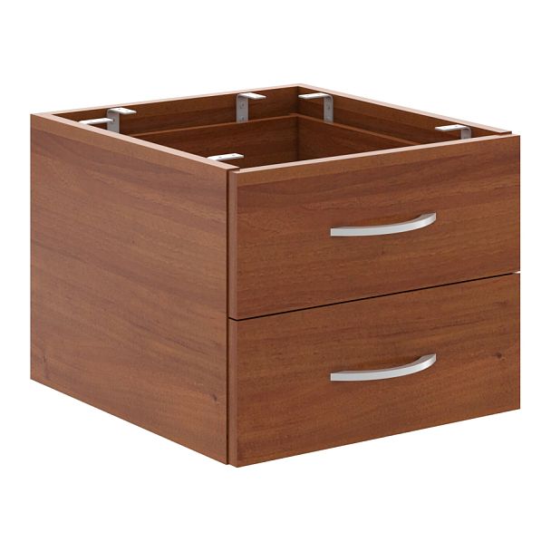Тумба подвесная с 2-мя ящиками СРС-2V.1 Орех Французский 407х448х325 IMAGO PLUS - Вид 1