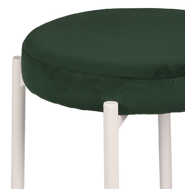 Комплект табуретов Кен, Confetti deep forest/белый, 3 шт. - Вид 2