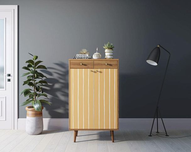 Комод Berber два ящика и дверки 43 принт арт BB46/Print_43 - Вид 4