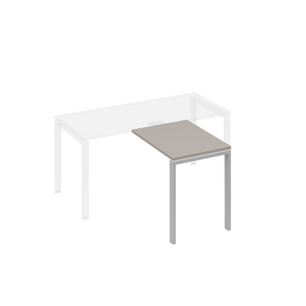 Брифинг-приставка с каркасом UNO A4 А4 Б1 071 БП мокко премиум / металлокаркас серый - Вид 1