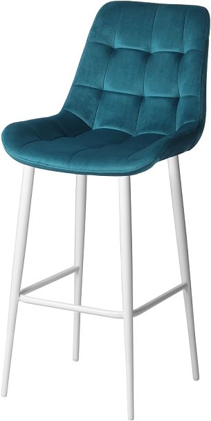 Комплект барных стульев Эйден, Confetti izumrud/белый, 2 шт. - Вид 1