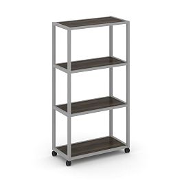 Shelf Mobile Стеллаж 4 уровня 1 секция VR.LT-STK-401.10 Дуб Мали/Металл Серый 1000*400*1523 - Фото предпросмотра