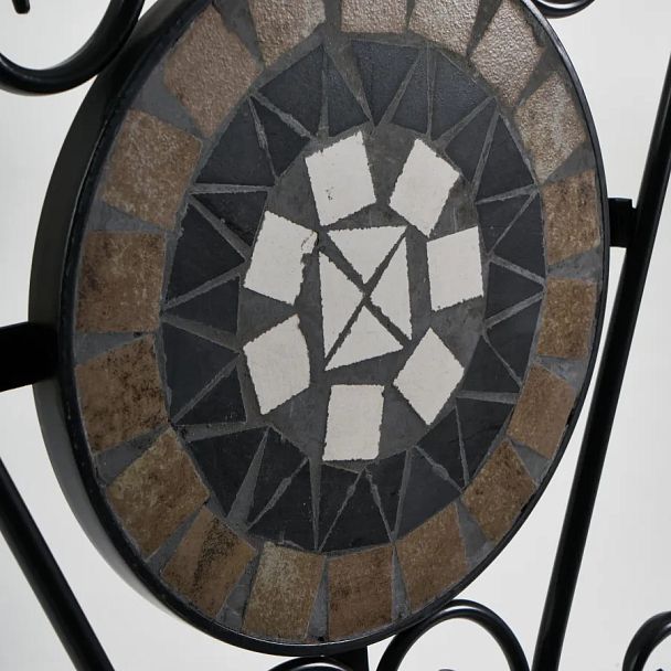 Стул Secret de Maison Виченза/Vicenza (мод.PL08-7451RV), металл, черный /плитка "калейдоскоп" - Вид 5