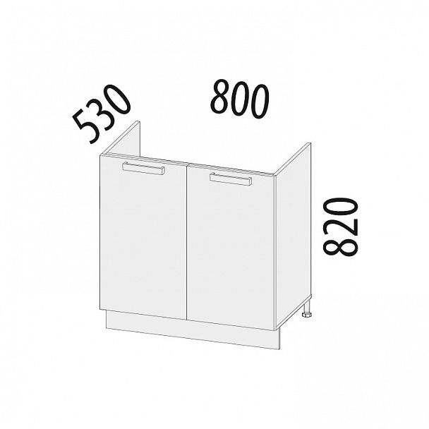 Стол под мойку "Тиффани" 19.51 - Вид 2