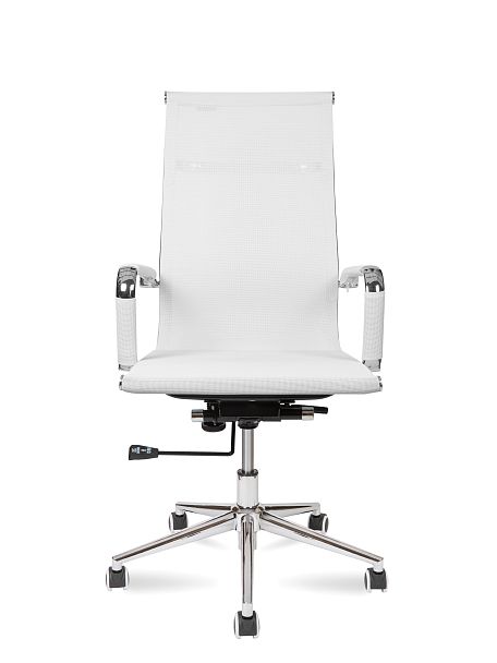 Кресло Хельмут / (white) сталь + хром / белая сетка - Вид 2