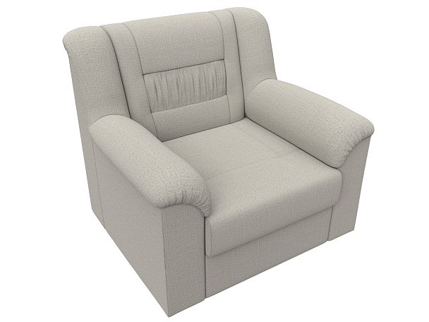 Кресло Карелия Рогожка бежевый - Вид 5