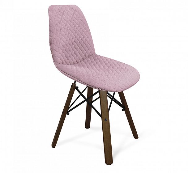 Стул Sheffilton SHT-ST29-C22/S70 розовый зефир/темный орех/черный муар - Вид 1