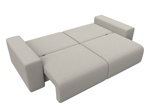 Диван прямой Лига-036 НПБ Классик Рогожка бежевый - Вид 9