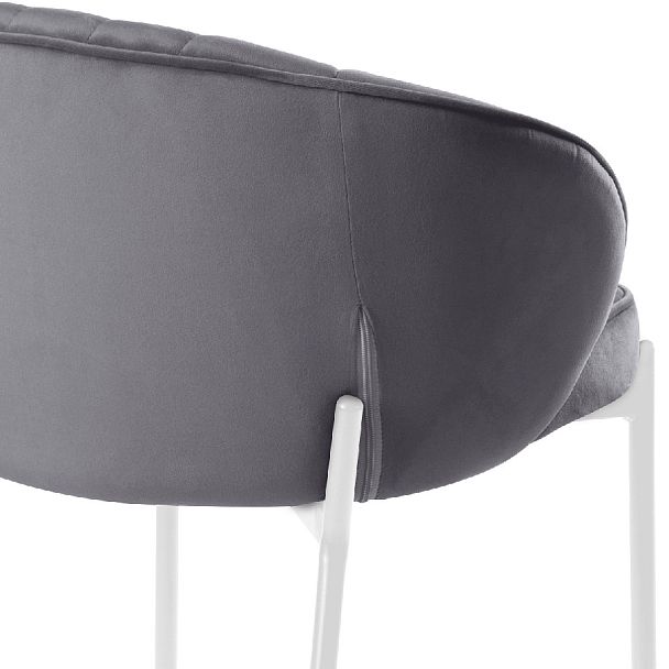 Полубарный стул Миэль серый/белый - Вид 8