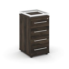 Rift Тумба приставная+рамка RF.TPR-002 Дуб Мали/Металл Белый 416*460*797 - Фото предпросмотра